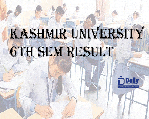Kashmir University 6th Sem Results 2021