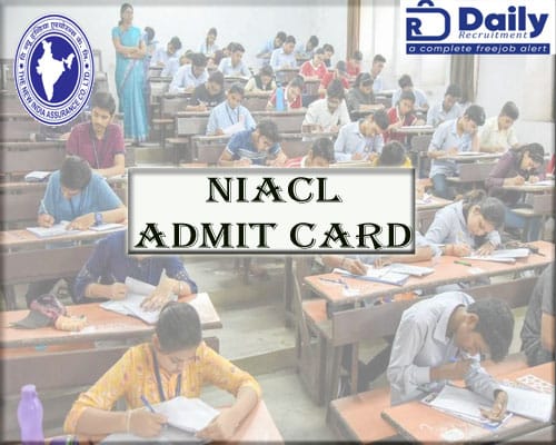 NIACL Admit Card 2021