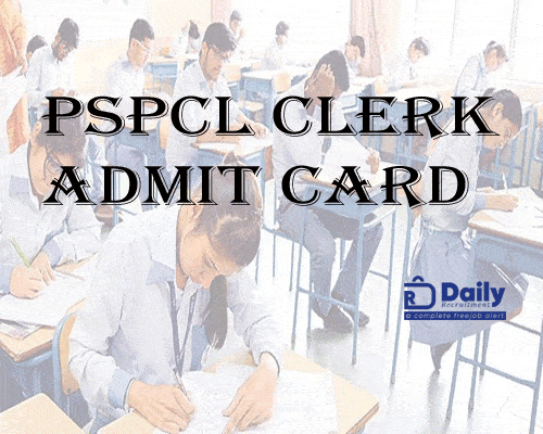 PSPCL Clerk Admit Card 2021