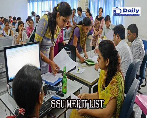 GGV CUET UG Merit List 2023