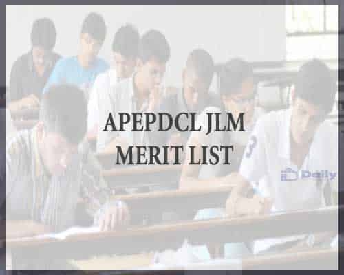 APEPDCL JLM Merit List 2021