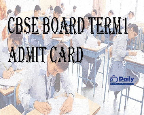 CBSE Board Term 1 Admit Card