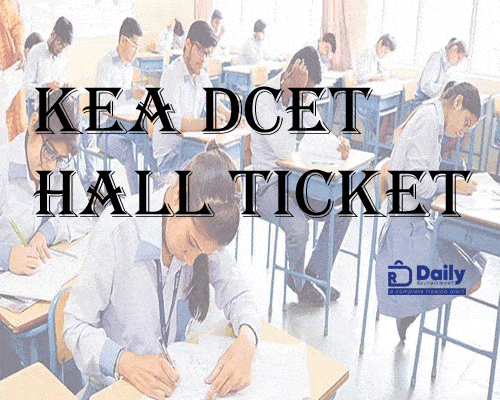 KEA DCET Hall Ticket 2022