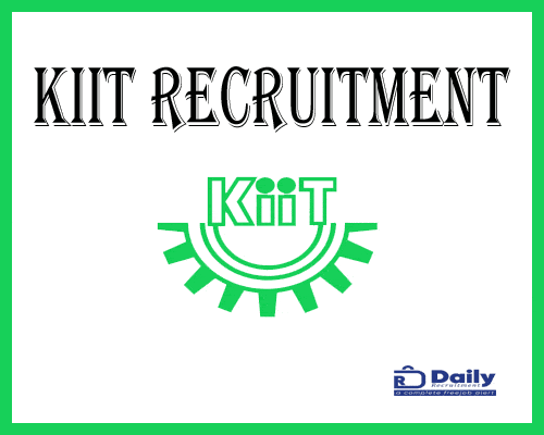 KIIT Recruitment 2021