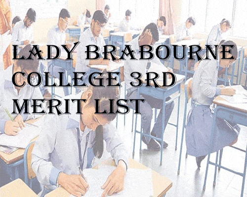 lady brabourne college 3rd merit list 2021