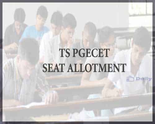 TS PGECET Seat Allotment 2021