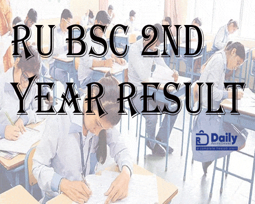 RU BSC 2nd Year Result 2022