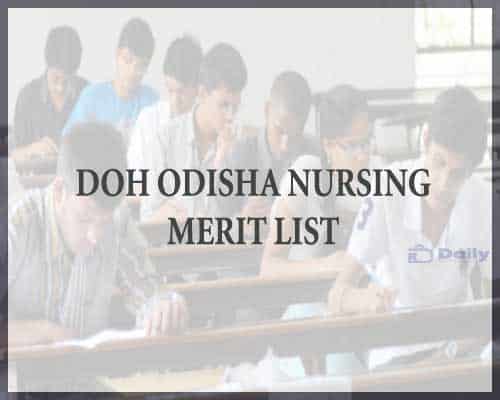 Dohodisha Nursing Entrance Admit Card 2023