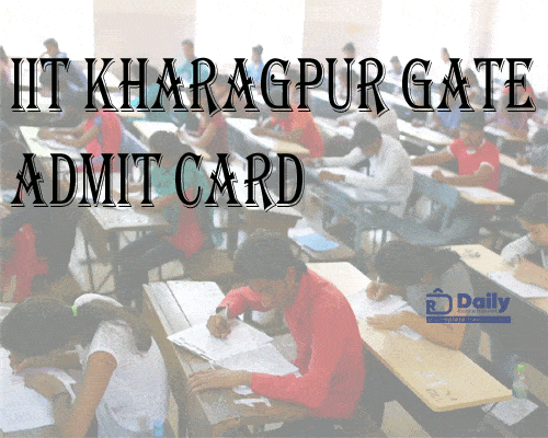 IIT Kharagpur GATE Admit Card 2022