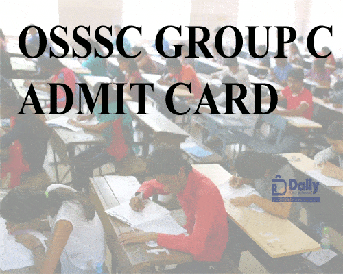 OSSSC Group C Admit Card