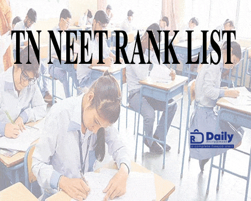 TN NEET Rank List 2022