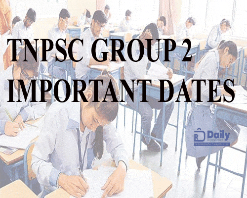 TNPSC Group 2 Important Dates