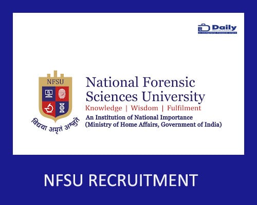NFSU Recruitment 2024