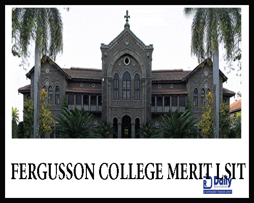 Fergusson College First Merit List 2022
