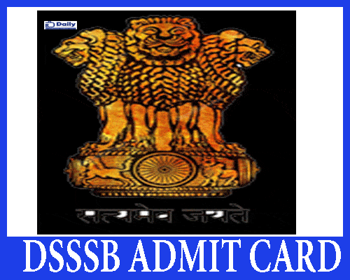DSSSB Delhi Librarian Admit Card