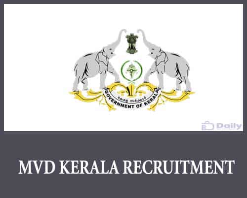 Kerala MVD Recruitment