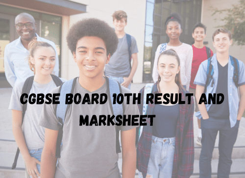CG Board 10th Result 2024 Roll Number