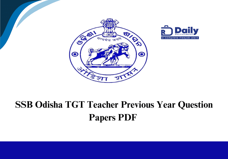 DSE Odisha TGT Previous Year Papers