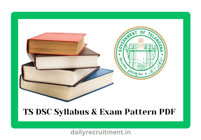 TS DSC SGT & SA Syllabus PDF